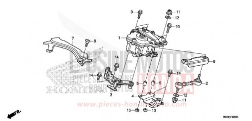 AMORTIS. DIRECTION CBR1000SF de 2015